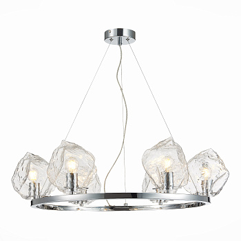 Люстра подвесная Хром/Прозрачный E14 6*40Вт SL1175.103.06 ST LUCE