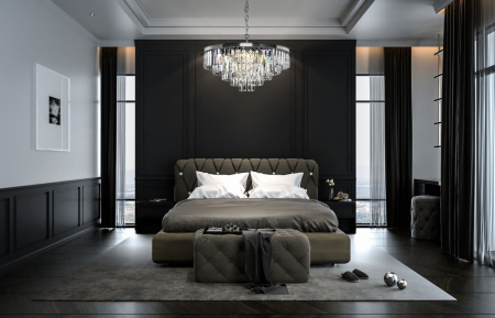 Подвесной светильник 12*E14 40Вт Хром IP20 Revero MOD085PL-12CH Maytoni