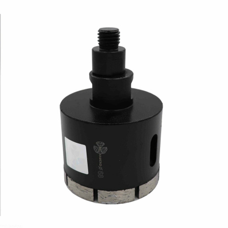 Коронка алмазная по керамограниту 68 мм Серебряная пайка GCB768 Trio-Diamond