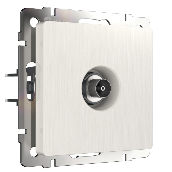 Встраиваемые механизмы розетка СУ TV оконечная . перламутр рифленый IP20 Werkel Встраиваемые механизмы розетка СУ TV оконечная . перламутр рифленый IP20 Werkel