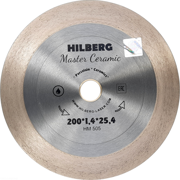 Диск алмазный отрезной 200*25,4 Master Сeramic HM505 Hilberg