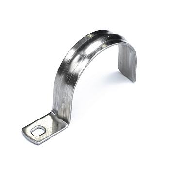 Скоба металлическая однолапковая СМО(INOX) d60-63 мм (10 шт/уп) Промрукав