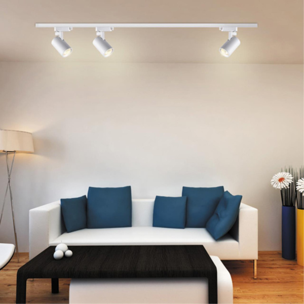 Св-к трековый однофазный IP20 GU10 50W 220V GUSTO белый NOVOTECH