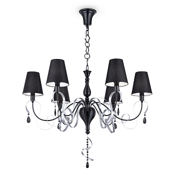 Люстра 6*E14 40Вт Черный и Хром IP20 Intreccio ARM010-06-R Maytoni