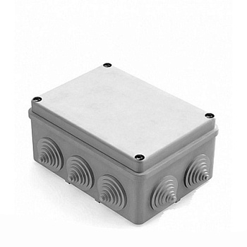 Коробка распаячная для наружного монтажа, 6 гермовводов, 85х85х40мм, IP44 CHINT