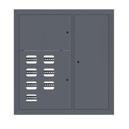 Щит этажный 7 кв, RAL7024 (1000х950х150) PROxima EKF