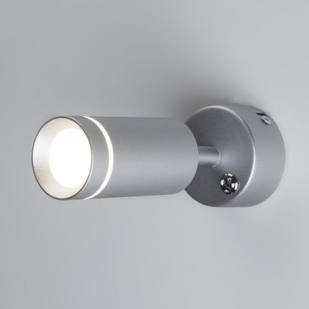 Настенный светодиодный светильник 7Вт 4200К серебряный IP20 Glory SW (a043958) Elektrostandard