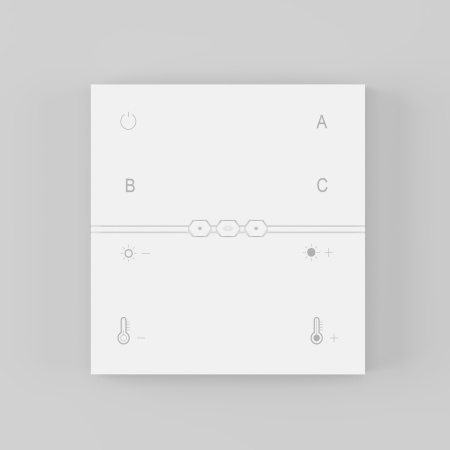 Беспроводная панель управления освещением Белый (DRC034-8-W) Technical Maytoni