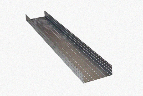 Лоток перфорированный ЛМ 400х80х3000 УХЛ1, горячее цинкование, S1,0