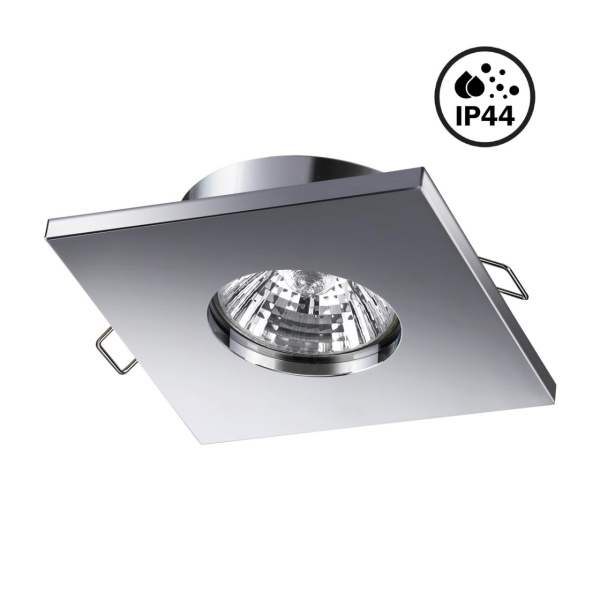 Св-к встр.влагозащ.IP44 GU10 50W 220V AQUA хром B NOVOTECH