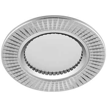 Светильник встраиваемый Feron GS-M369 потолочный MR16 G5.3 серебристый