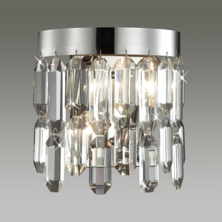 Бра E14 2*40W DAKISA хром/хрусталь ODEON LIGHT