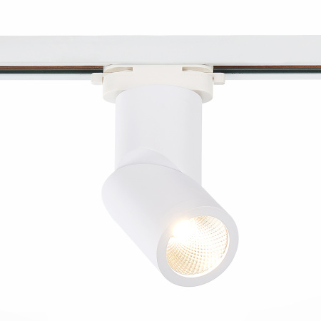 Светильник трековый Белый LED 1*10Вт 4000К 800Lm Ra>90 38° IP20 D60xH190 165-265В ST650.546.10 ST LUCE