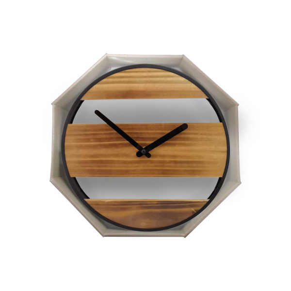 ML200929 Часы настенные, круглые, цвет корпуса черный, металл, Ø30см, источник питания 1 батарейка АА(в комплект не входит)(Китай) APEYRON