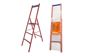 Стремянка диэлектрическая СД-1.0, 3 ступени, высота площадки 1 м, до 50 кВ, "ЭкспертЭлектрик" TDM