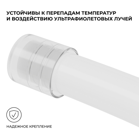 09-153 Комплект(10шт) заглушек пластиковых для светодиодного круглого неона smd 2835, 144д/м, d=14мм, арт 17-57/58/59 APEYRON