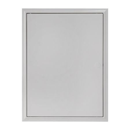 Люк ревизионный пластик с нажим, замком 300х400 (ШхВ внутр,) EKF Basic