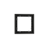 Рамка пластиковая Voltum S70 на 1 пост, (черный матовый)