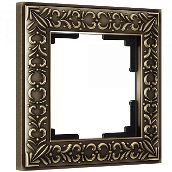 Antik Рамка горизонт/вертик 1 пост . бронза IP20 Werkel