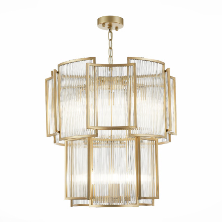Люстра подвесная Шампань/Прозрачный, Шампань E14 8*60Вт SL1234.203.08 ST LUCE