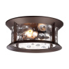 Ландшафтный потолочный св-к E27 2*60W IP44 MAVRET темно-коричневый/стекло ODEON LIGHT
