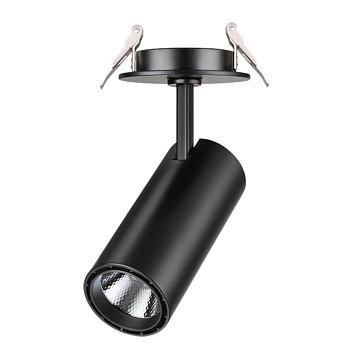 Встр.св-к IP20 LED 4000K 15W 160-265V SELENE черный NOVOTECH