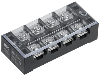 Блок зажимов наборный БЗН ТВ-1004 10мм2 100A 4 пары IEK