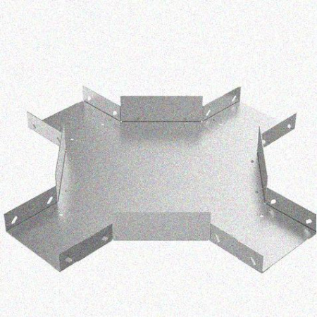 Лоток крестообразный замковый перфорированный КМЗ 150х100 УТ1,5, горячее цинкование S1,5