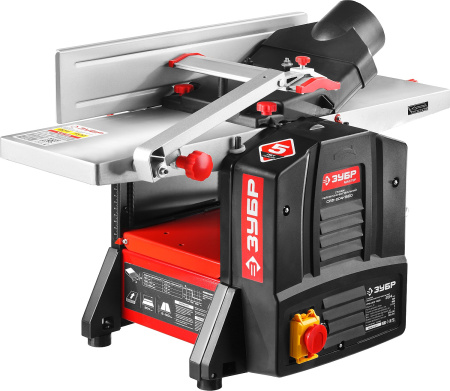 Станок фуговально-рейсмусовый, СРФ-204-1500, ширина строгания 204мм, толщина заготовки до 120мм, 2 ножа, 9000 об/мин, 1500Вт, 6м/мин ЗУБР