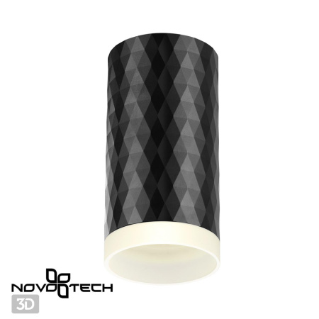 Св-к накл.IP20 GU10 9W 220V BRILL черный NOVOTECH