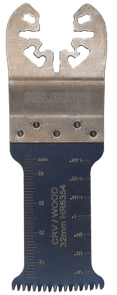Полотно пильное погружное по древесине Cr-V 32*50*14TPI HR6354 Hilberg