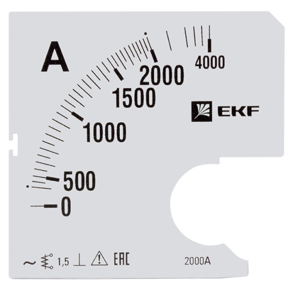 Шкала сменная для A961 2000/5А-1,5 PROxima EKF Шкала сменная для A961 2000/5А-1,5 PROxima EKF