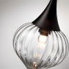 Подвес E14 1*40W KESTA черный/прозрачный/стекло ODEON LIGHT