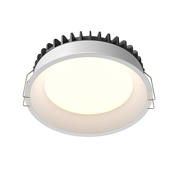 Встраиваемый светильник LED 18Вт Белый IP44 Downlight DL055-18W3-4-6K-W Technical Maytoni
