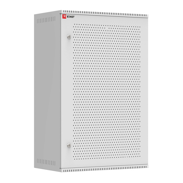 Шкаф телекоммуникационный настенный 18U (600х350) дверь перфорированная, Astra серия PROxima EKF