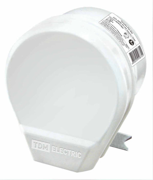 Разъём РШ-ВШ 32А 250В 2Р+РЕ СУ белый TDM