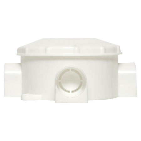 Коробка распределительная КМР-040-040 трехрожковая белая (70х35) PROxima EKF