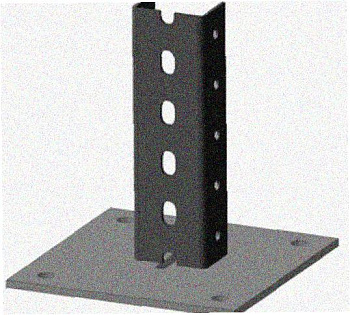 Стойка напольная (потолочная) СНП1120х4 УХЛ1,горячее цинкование, S4,0