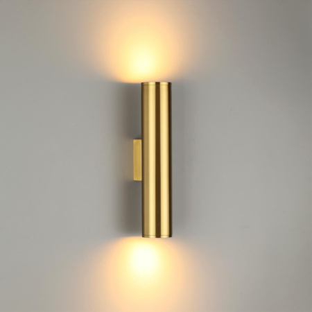 Настенный св-к E27 LED max 7W 220V DARIO золотистый/металл ODEON LIGHT
