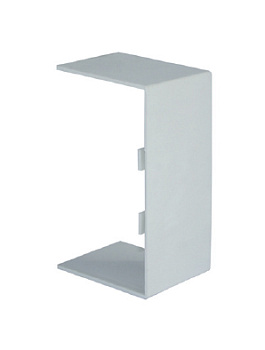 Соединитель (20х10) белый EKF-Plast