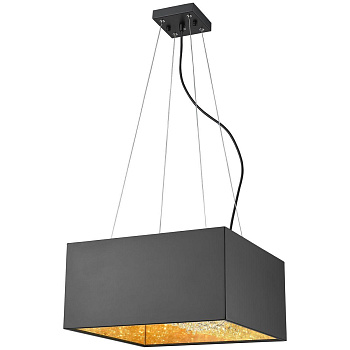 Светильник подвесной Черный/Черный, Золотой G9 5*40Вт WE202.05.023 WERTMARK