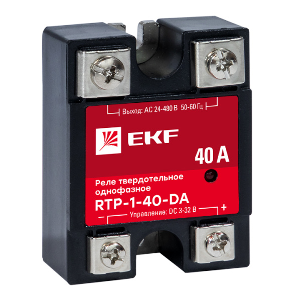 Реле твердотельное однофазное RTP-40-DA PROxima EKF