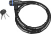 Замок "Профессионал", тросовый, усиленный, 3 ключа в комплекте, длина троса 1000мм, d 18мм ЗУБР