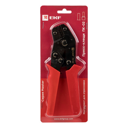 Пресс-клещи ПК-02 ( 0,25-6,0 мм2 НШвИ НШв) Master EKF