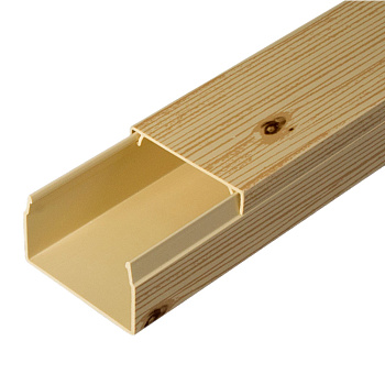 Кабель-канал сосна 2-й замок в п/э 40х25 мм (24 м/уп) Промрукав