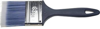 Кисть плоская "АКВА-МАСТЕР" "КП-13", искусственная щетина, пластмассовая ручка, 63мм ЗУБР