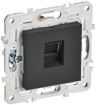 SKANDY Розетка компьютерная RJ45 кат.6 SK-K02G графит IEK