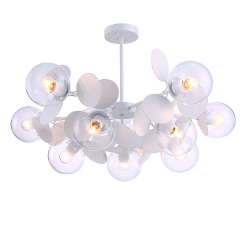 Люстра 10*E27 60Вт Белый IP20 Satellite FR5165PL-10W Freya