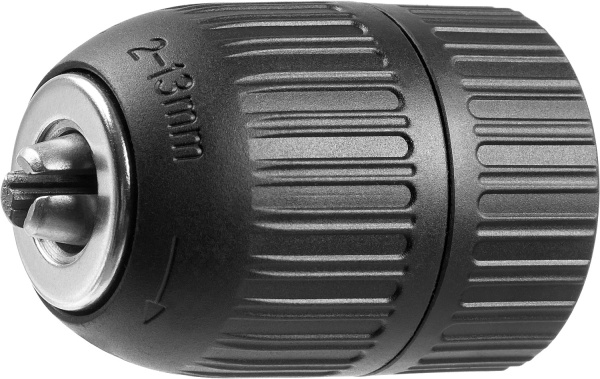 Патрон быстрозажимной "Мастер" для дрели, 13 мм, посадочная резьба 1/2", под сверло Д 1,5 - 13 мм ЗУБР