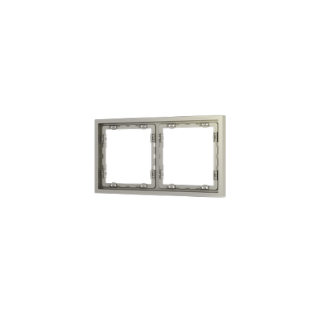 Рамка пластиковая Voltum S70 на 2 поста, (шелк)